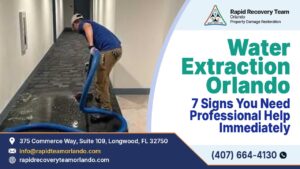Water Extraction Orlando - 7 Signs You Need Professional Help Immediately